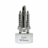 Custom Space Shuttle Rocket Model Mini Desk Clock
